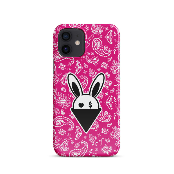 BUNNII GANG "PINK BANDANA" Snap case for iPhone®