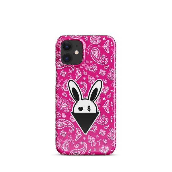 BUNNII GANG "PINK BANDANA" Snap case for iPhone®