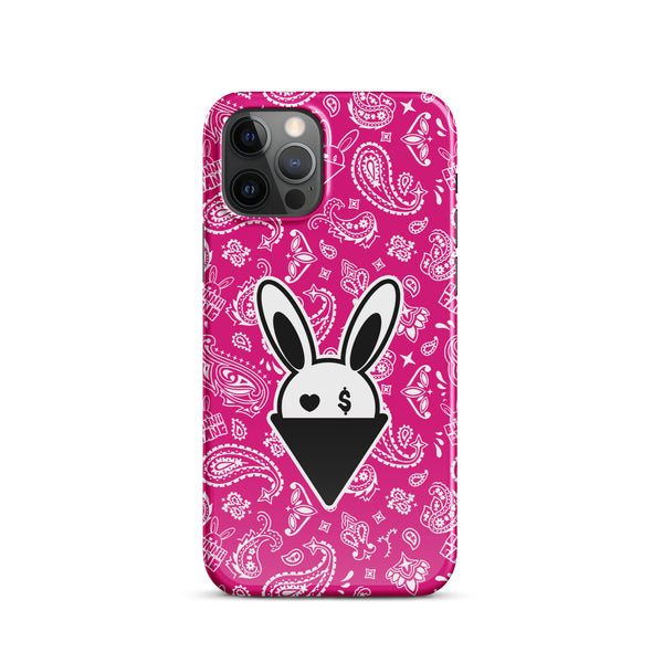 BUNNII GANG "PINK BANDANA" Snap case for iPhone®