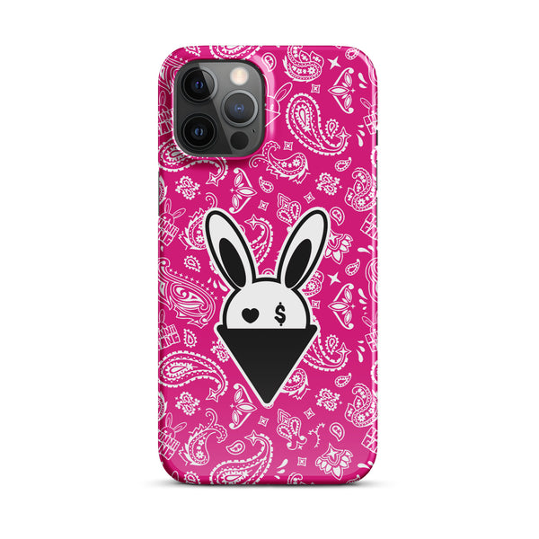 BUNNII GANG "PINK BANDANA" Snap case for iPhone®