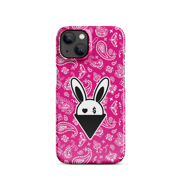 BUNNII GANG "PINK BANDANA" Snap case for iPhone®