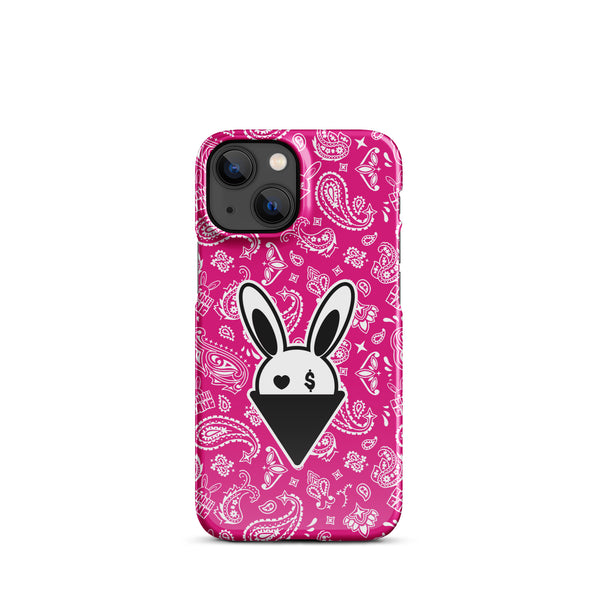 BUNNII GANG "PINK BANDANA" Snap case for iPhone®