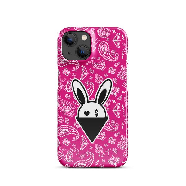BUNNII GANG "PINK BANDANA" Snap case for iPhone®