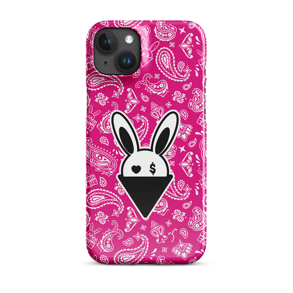 BUNNII GANG "PINK BANDANA" Snap case for iPhone®