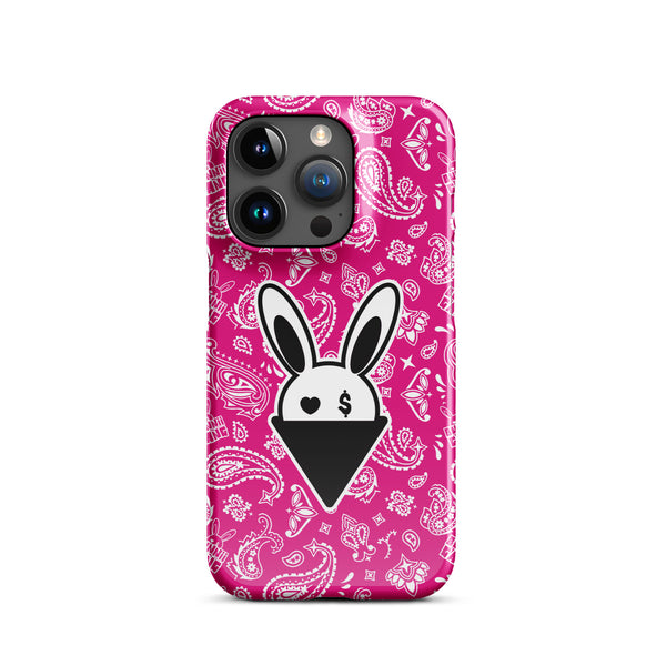 BUNNII GANG "PINK BANDANA" Snap case for iPhone®
