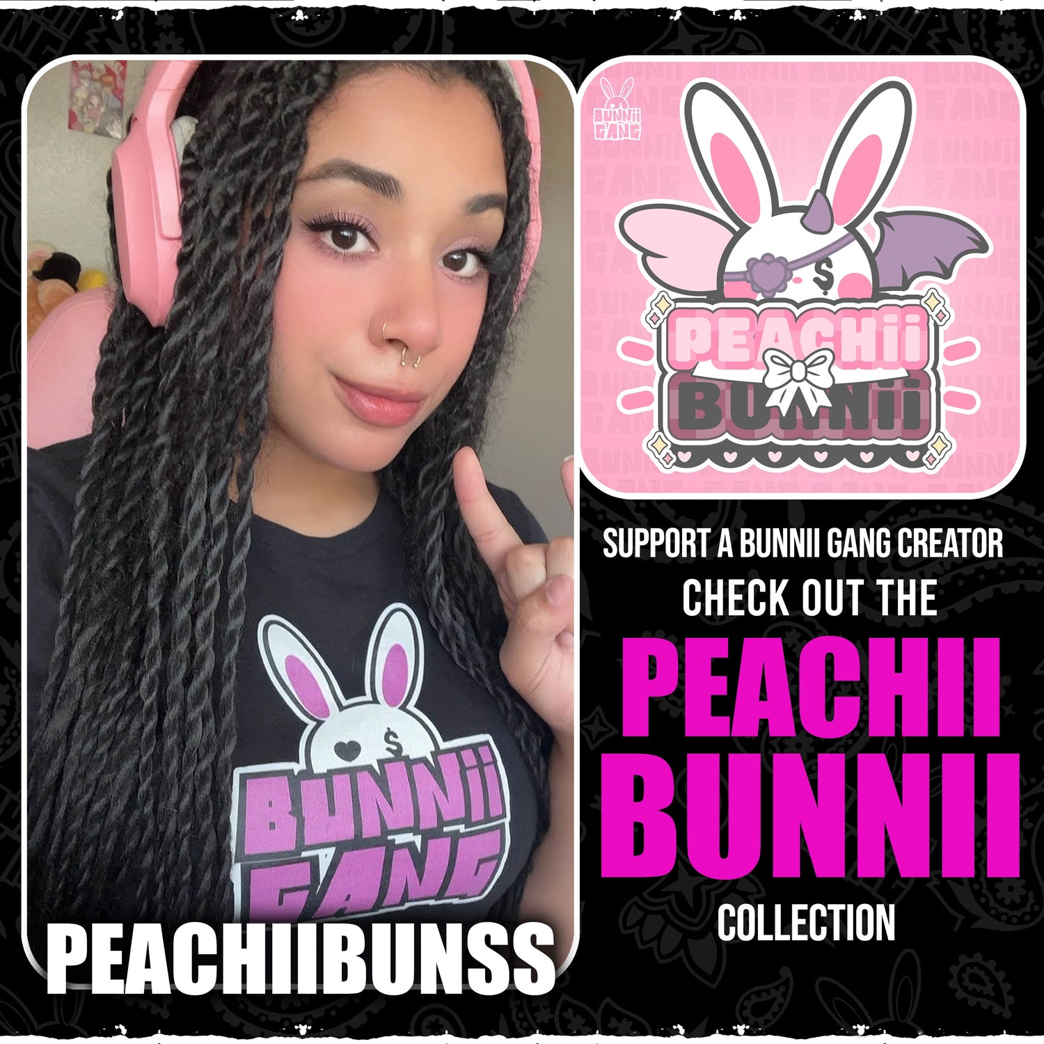 PEACHIIBUNSS A.K.A PEACHII BUNNII