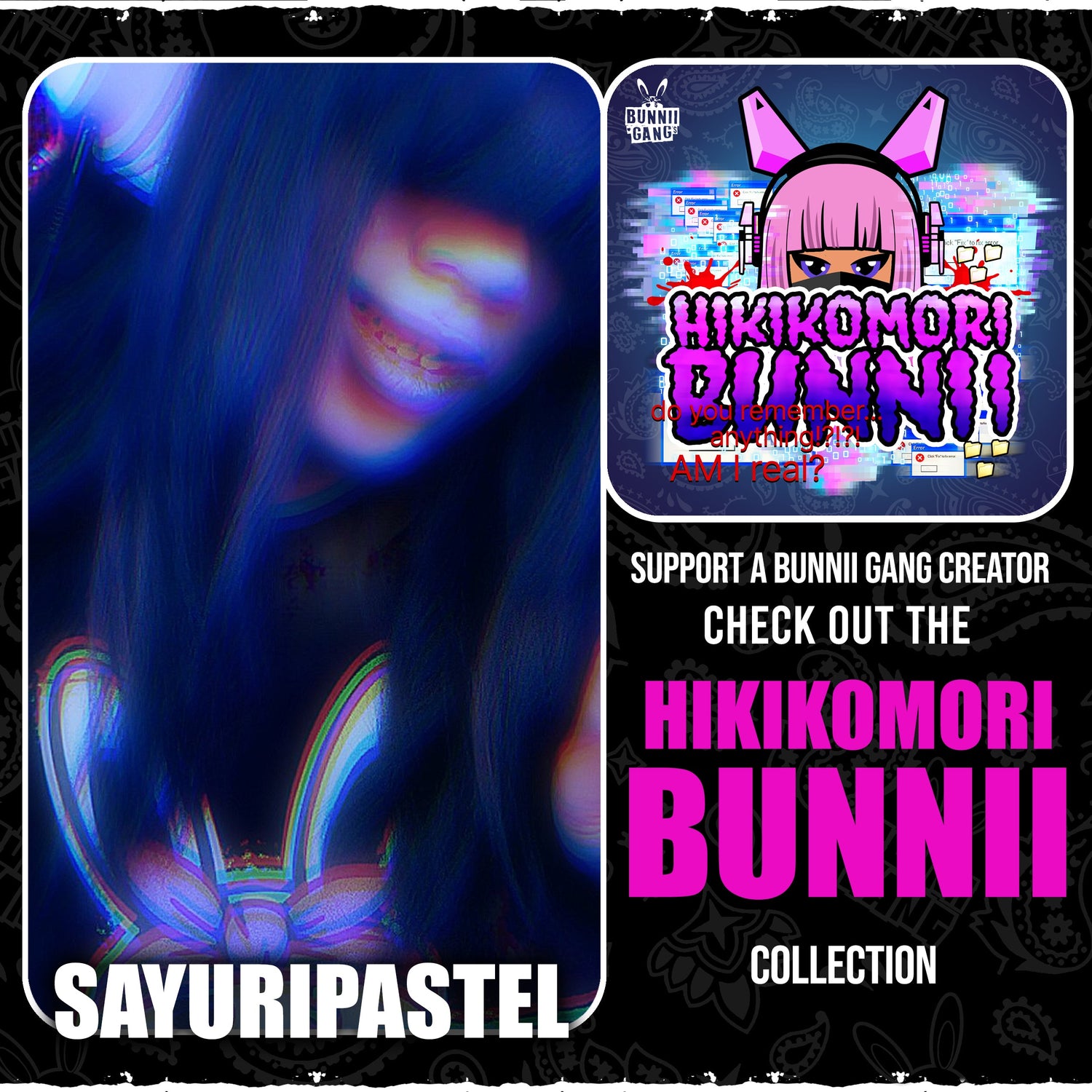 SAYURIPASTEL A.K.A HIKIKOMORI BUNNII