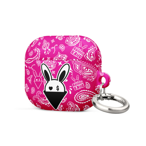 BUNNII GANG "PINK BANDANA" Case for AirPods®