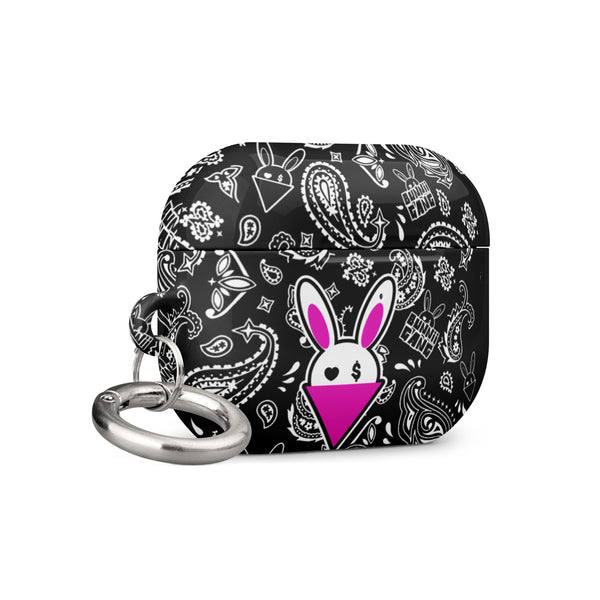 BUNNII GANG "BLACK BANDANA" Case for AirPods®