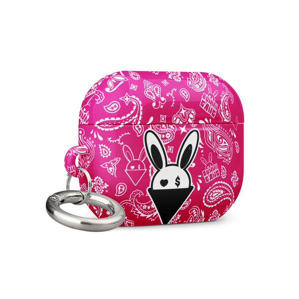 BUNNII GANG "PINK BANDANA" Case for AirPods®