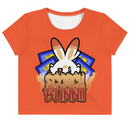 BUNNII GANG "SCORCH BUNNII" Crop Tee