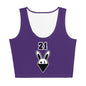 BUNNII GANG "TEAM BUNNII" Purple Crop Top