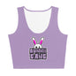 BUNNII GANG "TEAM BUNNII" LAVENDER Crop Top
