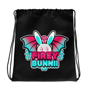 BUNNII GANG "FIREY BUNNII" Drawstring bag