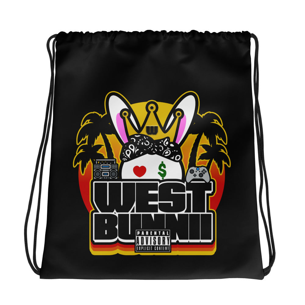 BUNNII GANG "WEST BUNNII" Drawstring bag