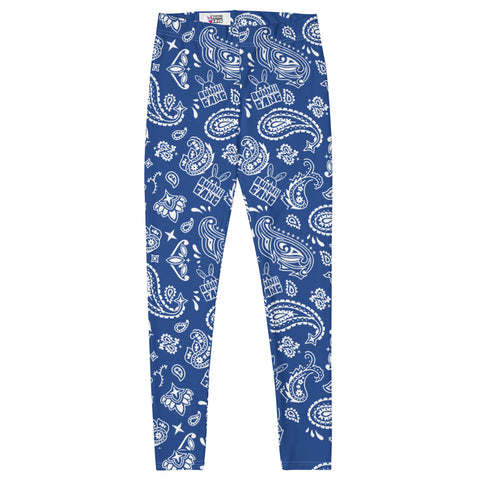 BUNNII GANG "BLUE BANDANA" Leggings