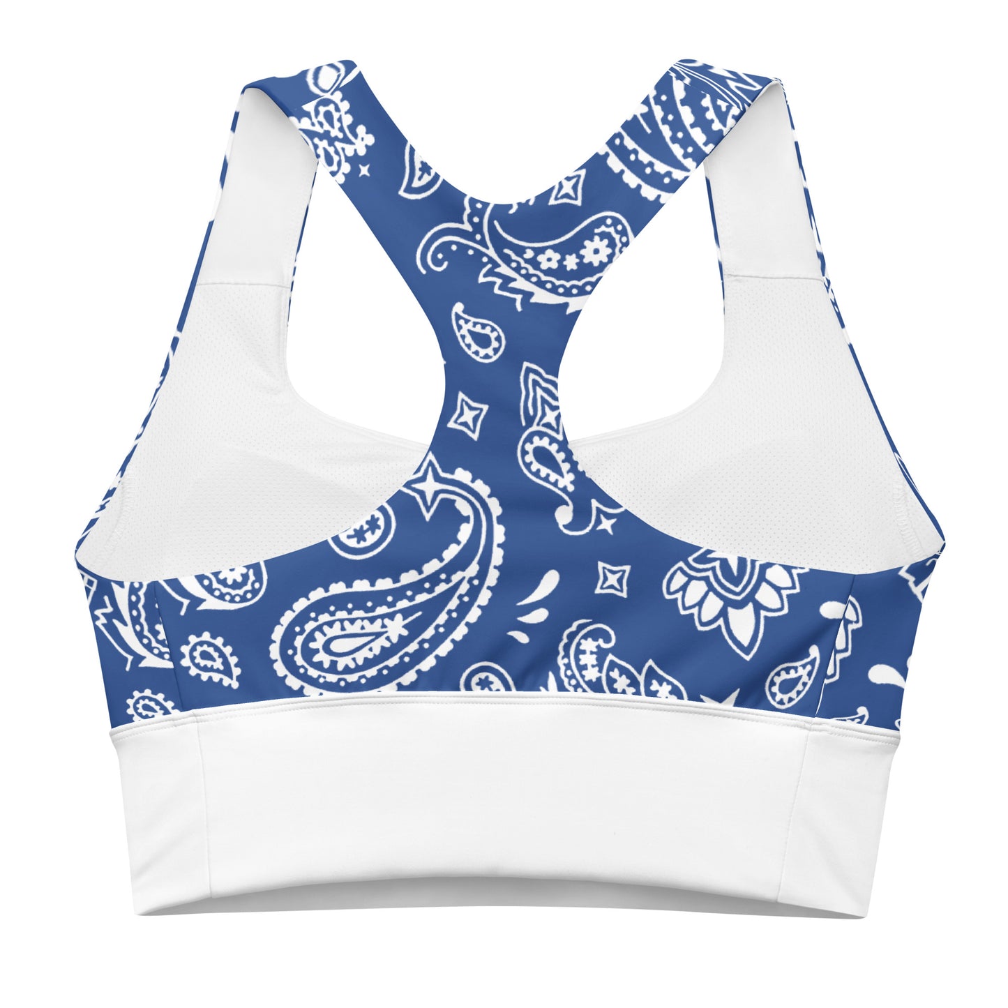 BUNNII GANG "BLUE BANDANA" Sports Bra