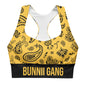 BUNNII GANG "YELLOW BANDANA" Sports Bra