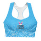 BUNNII GANG "SKY BLUE" BANDANA Sports Bra