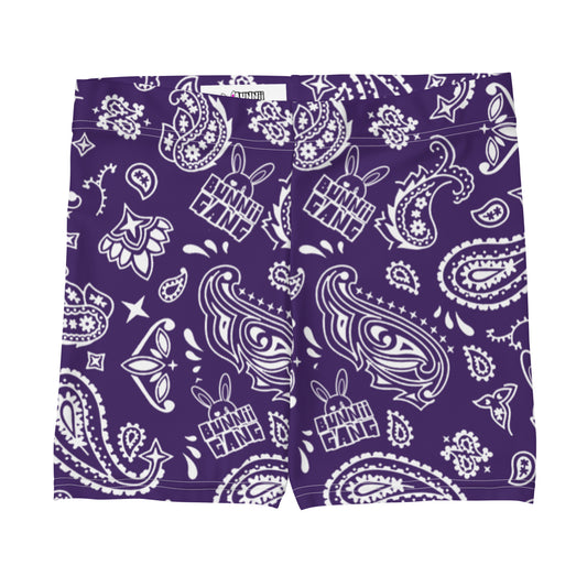 BUNNII GANG "PURPLE BANDANA" Shorts