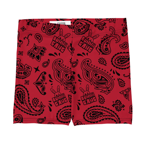 BUNNII GANG "RED BANDANA" Shorts