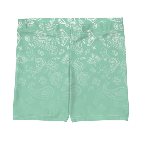 BUNNII GANG "MINT" BANDANA Shorts