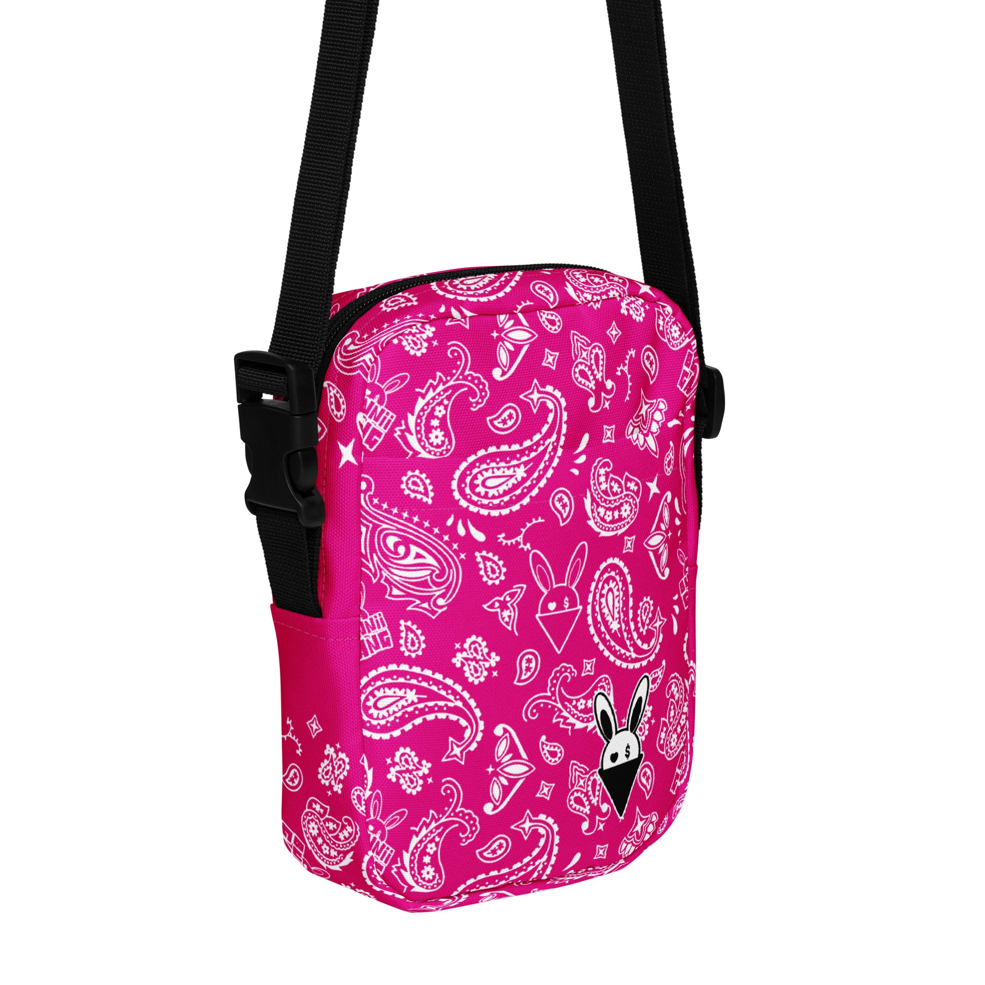 BUNNII GANG - PINK BANDANA Crossbody Bag
