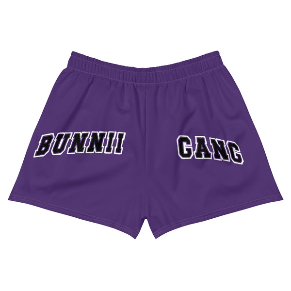 BUNNII GANG "TEAM BUNNII" Purple Athletic Shorts