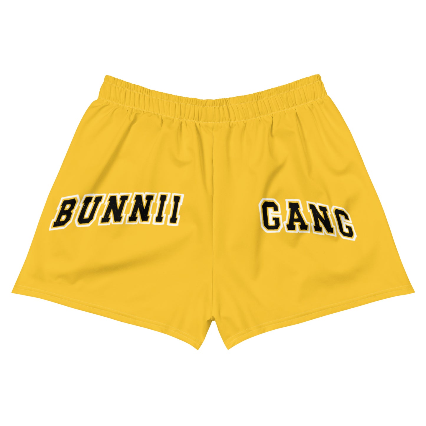 BUNNII GANG "TEAM BUNNII" Yellow Athletic Shorts