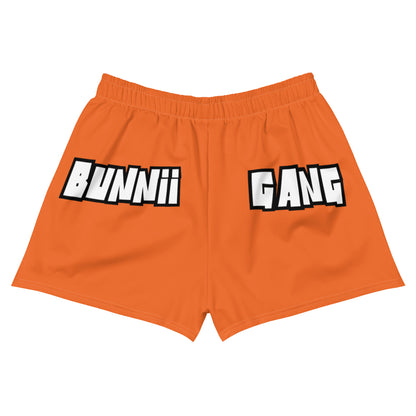 BUNNII GANG "TEAM BUNNII" ORANGE Athletic Shorts