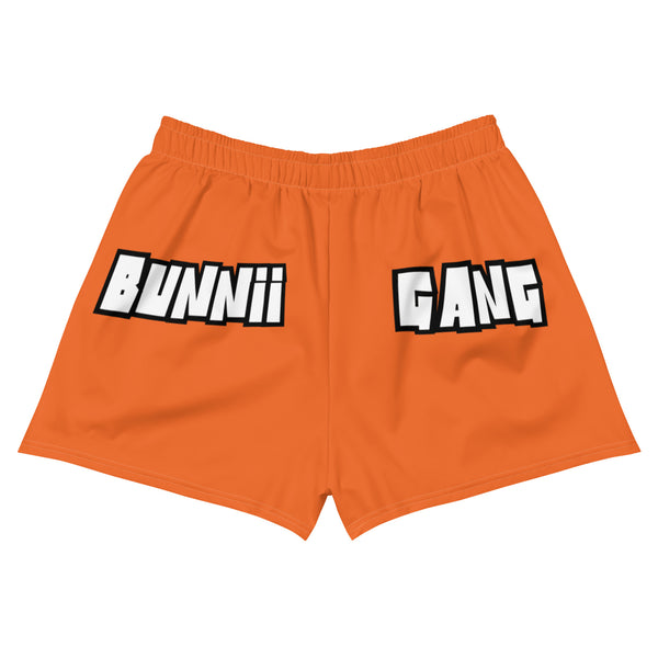 BUNNII GANG "TEAM BUNNII" ORANGE Athletic Shorts
