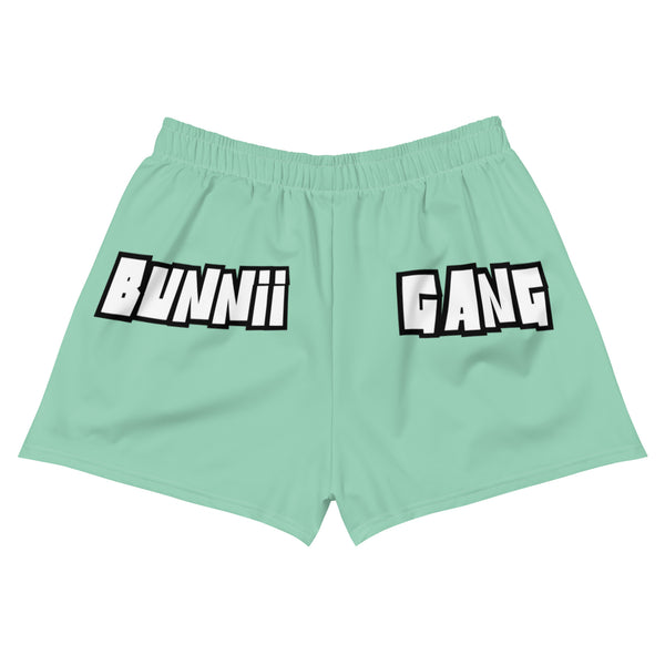 BUNNII GANG "TEAM BUNNII" MINT Athletic Shorts