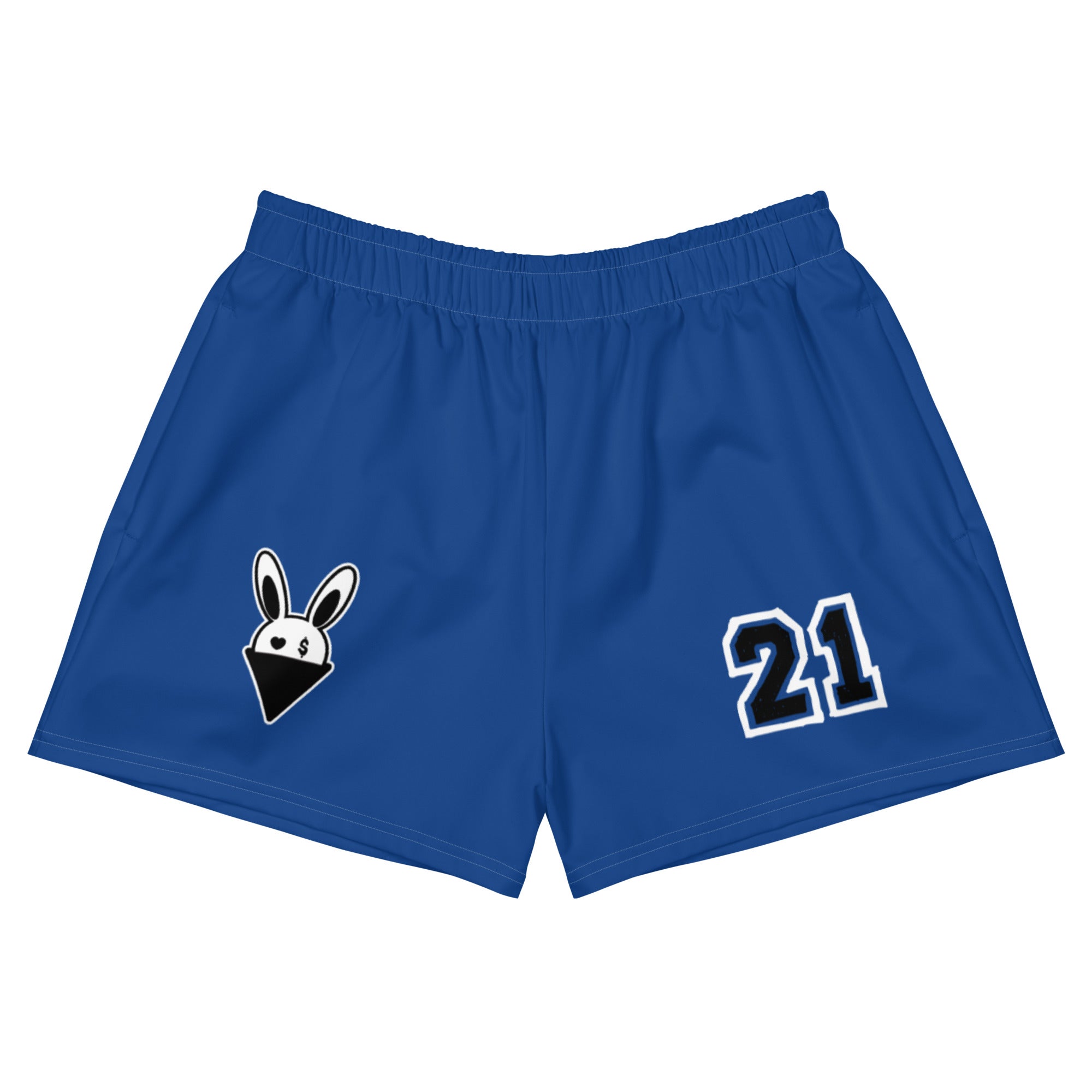 BUNNII GANG "TEAM BUNNII" Blue Athletic Shorts