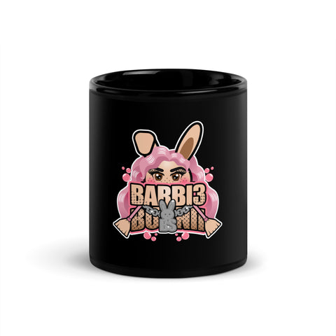BARBI3 BUNNII - Black Glossy Mug