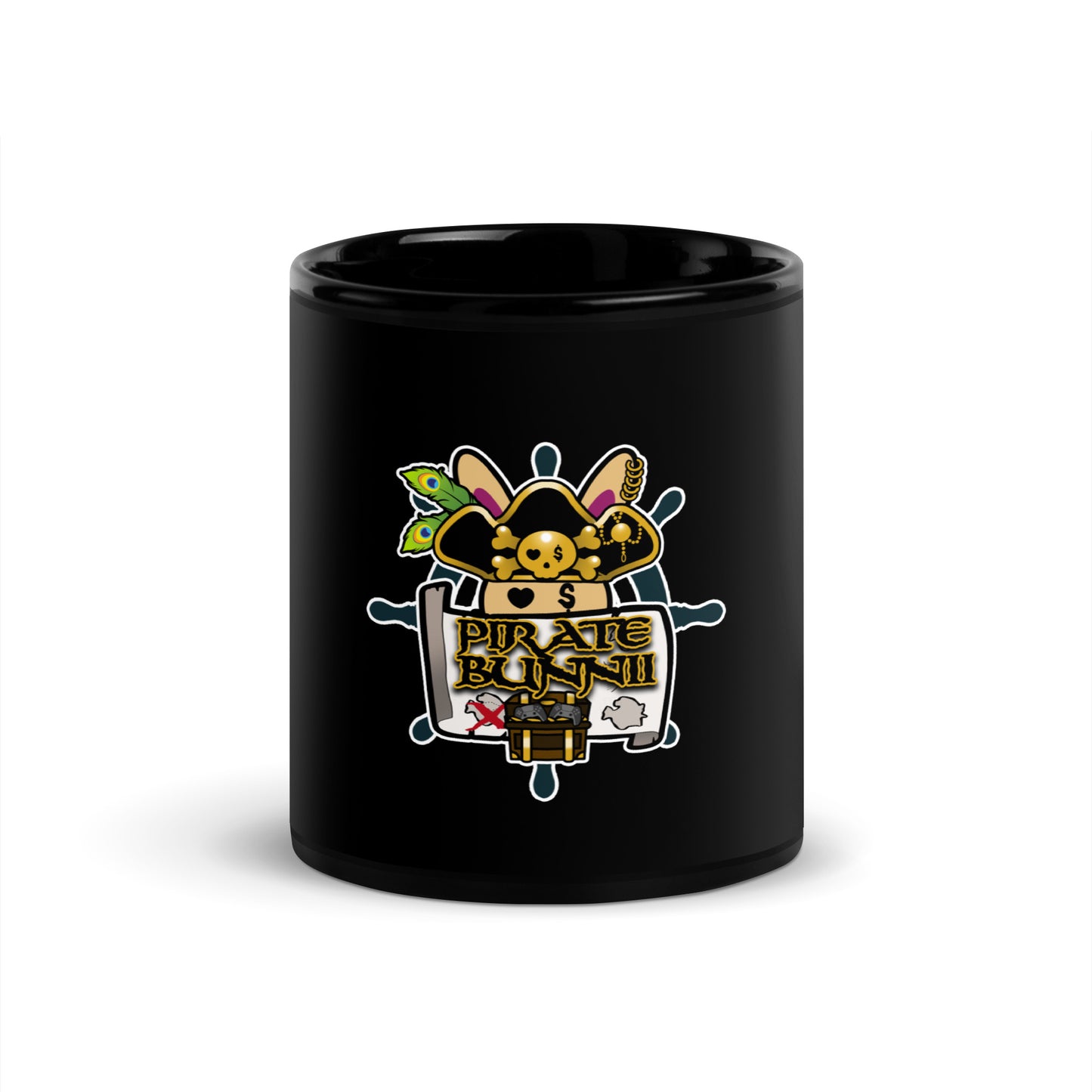 PIRATE BUNNII - Glossy Mug