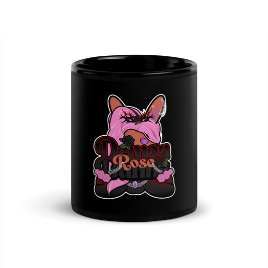 DEMON ROSE BUNNII - Glossy Mug