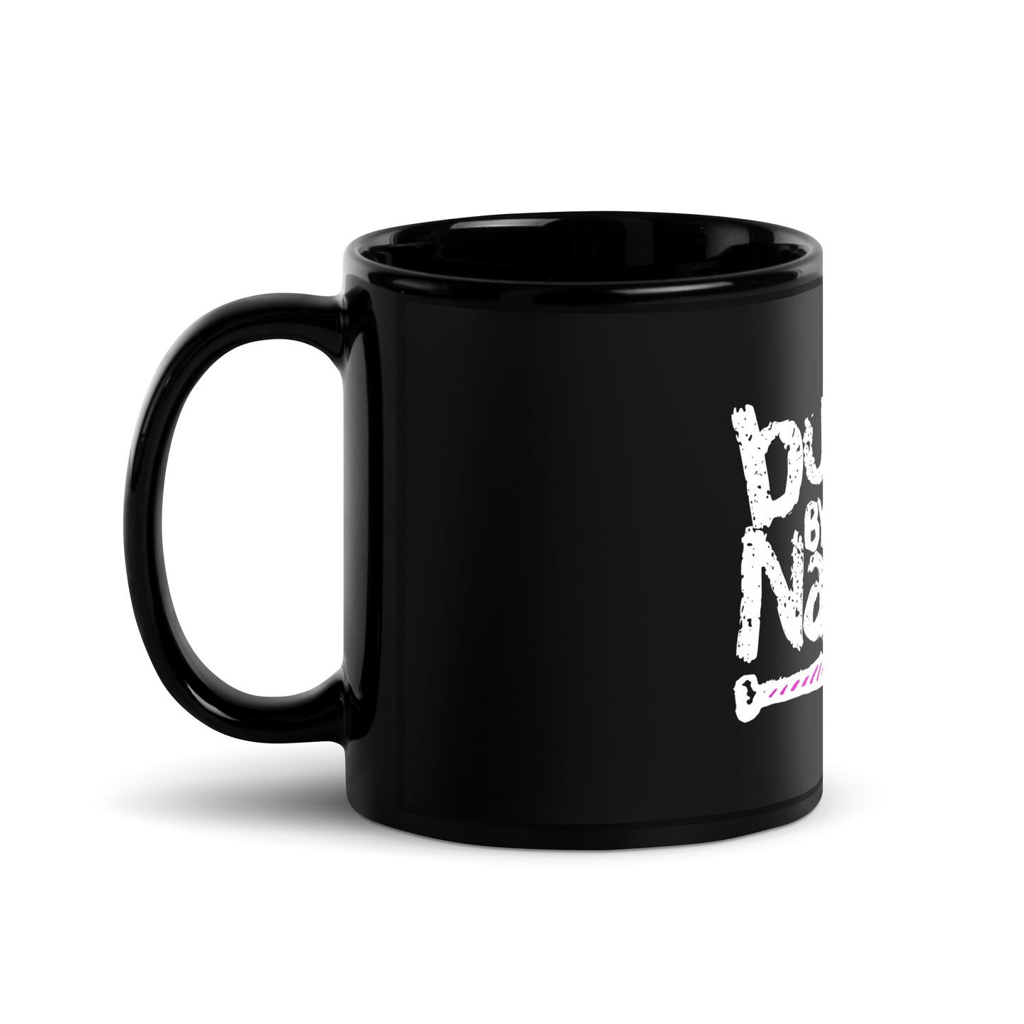 BUNNII GANG "BUNNII BY NATURE" Black Glossy Mug