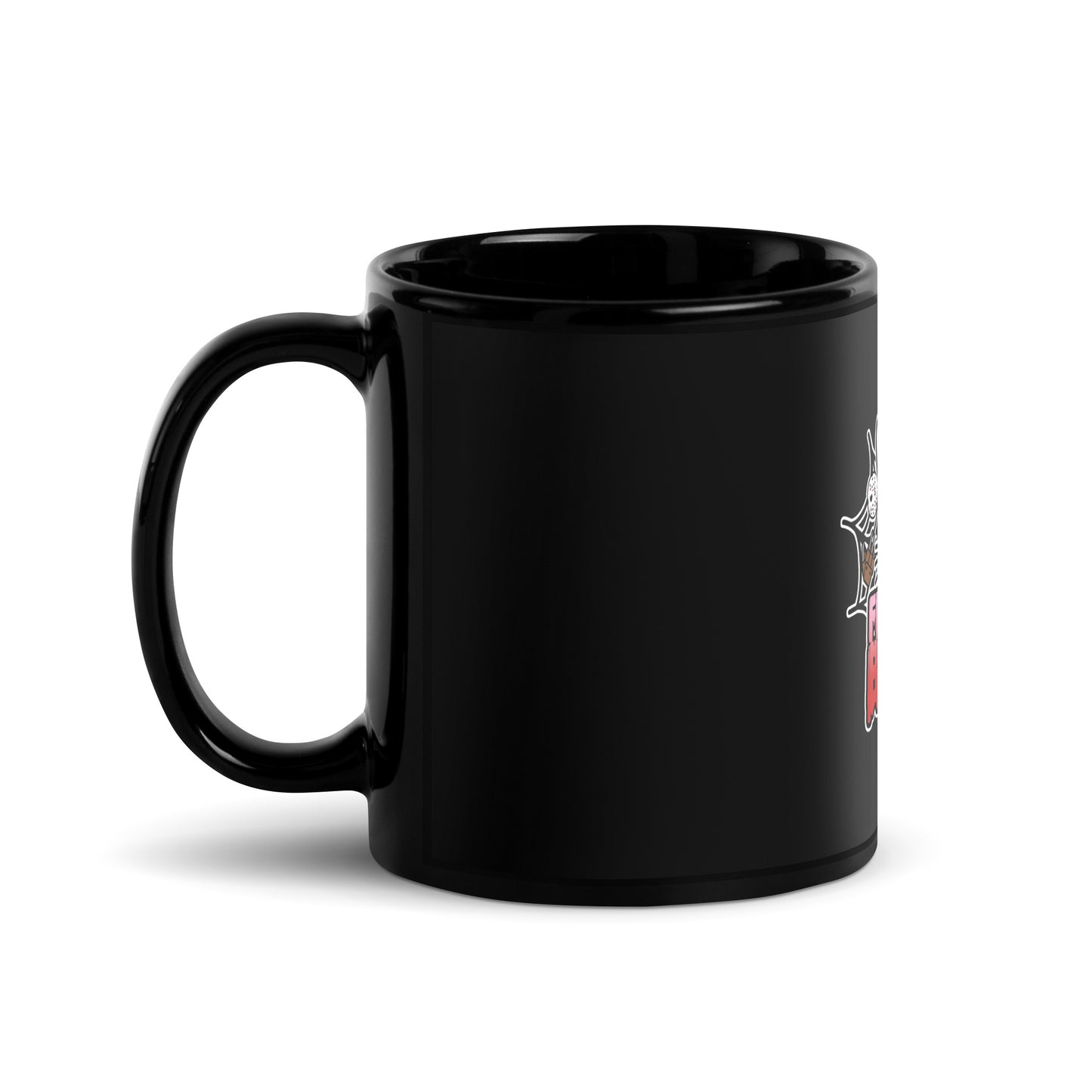FINAL GIRL BUNNII - Black Glossy Mug