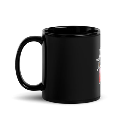 FINAL GIRL BUNNII - Black Glossy Mug