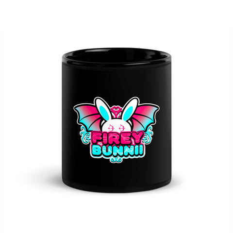 BUNNII GANG "FIREY BUNNII" Glossy Mug