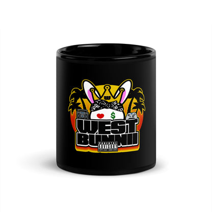 BUNNII GANG "WEST BUNNII" Glossy Mug