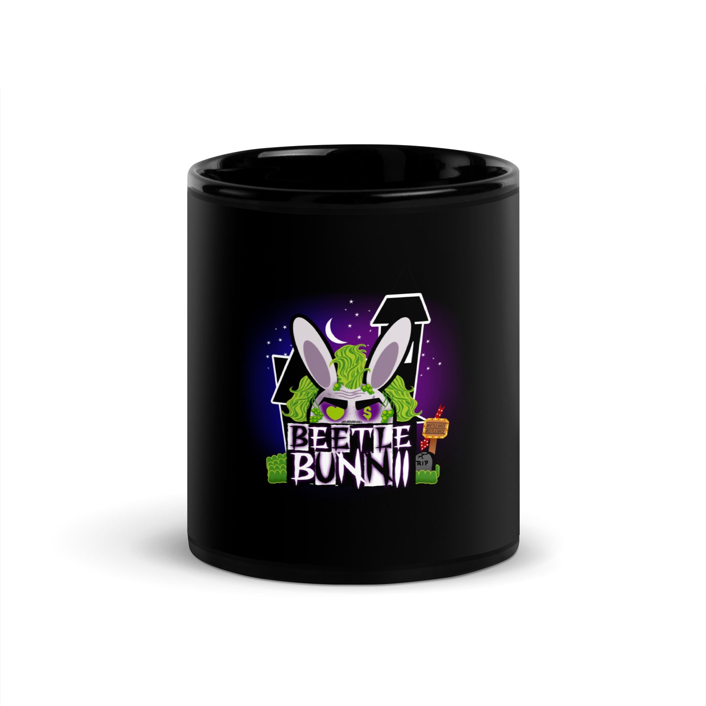 BUNNII GANG "BEETLE BUNNII" Glossy Mug