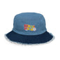 BUNNIISTOCK 2024 LIMITED EDITION - Distressed Denim Bucket Hat