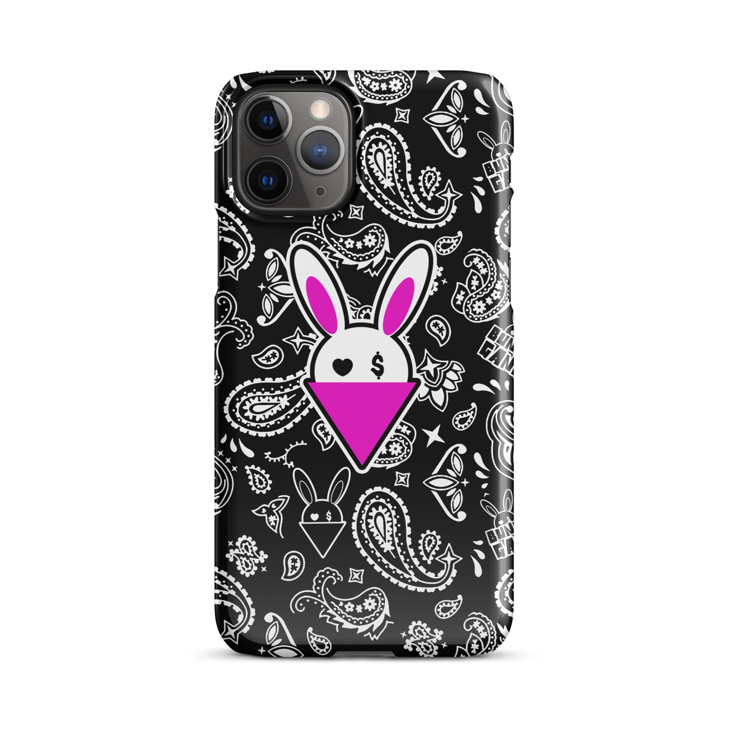 BUNNII GANG "BLACK BANDANA" Snap case for iPhone®