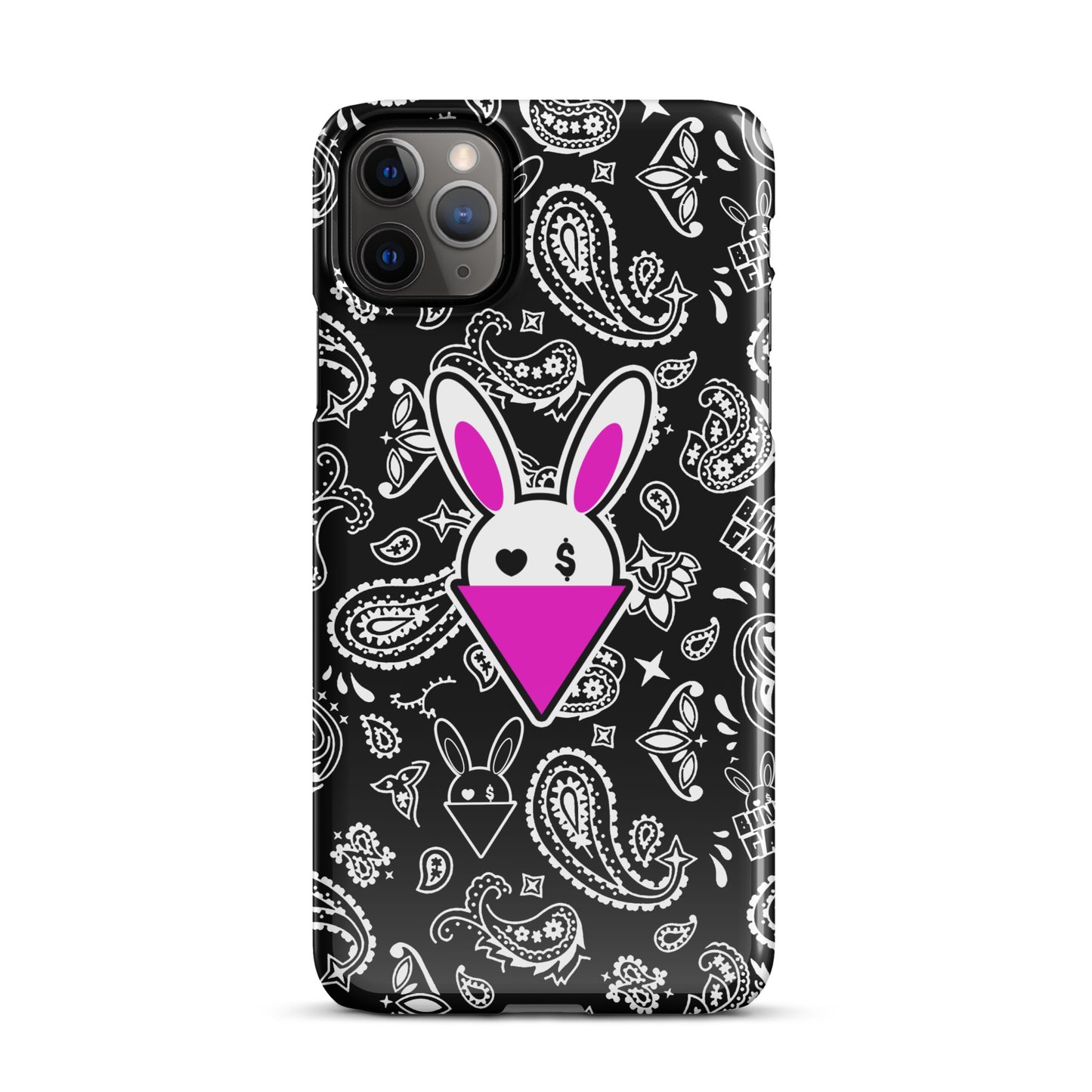 BUNNII GANG "BLACK BANDANA" Snap case for iPhone®