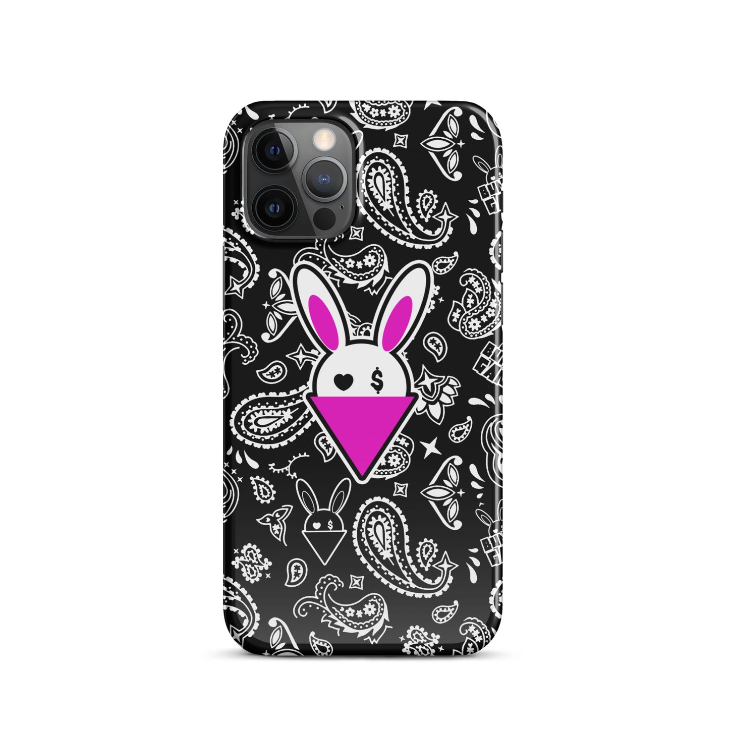 BUNNII GANG "BLACK BANDANA" Snap case for iPhone®