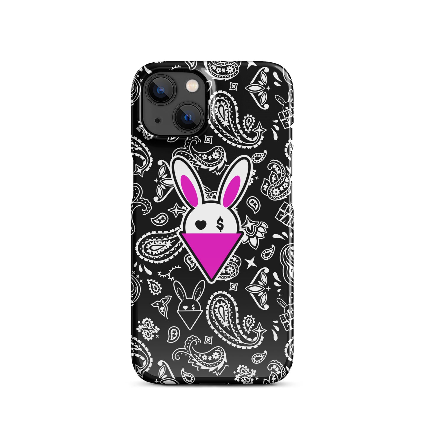 BUNNII GANG "BLACK BANDANA" Snap case for iPhone®