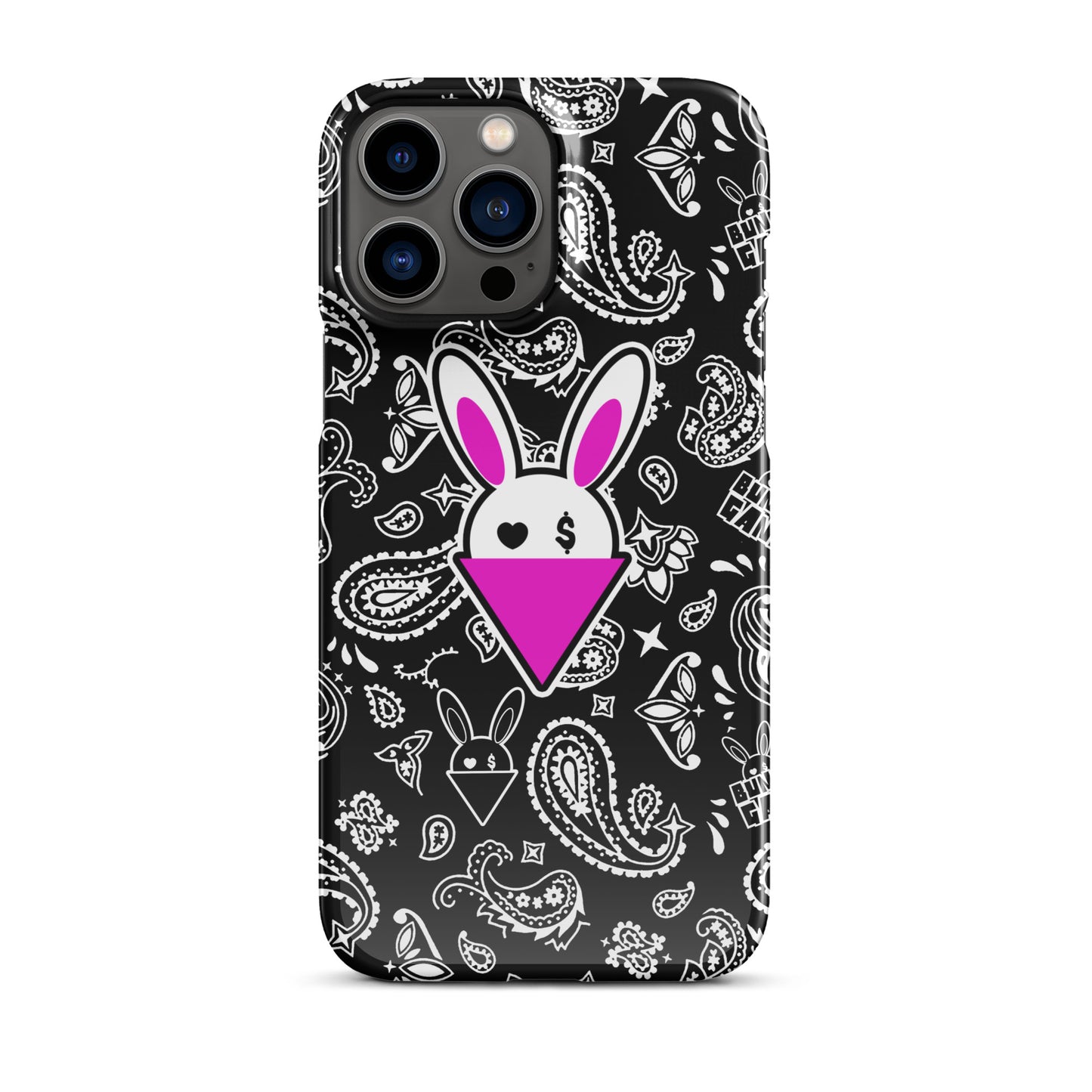 BUNNII GANG "BLACK BANDANA" Snap case for iPhone®