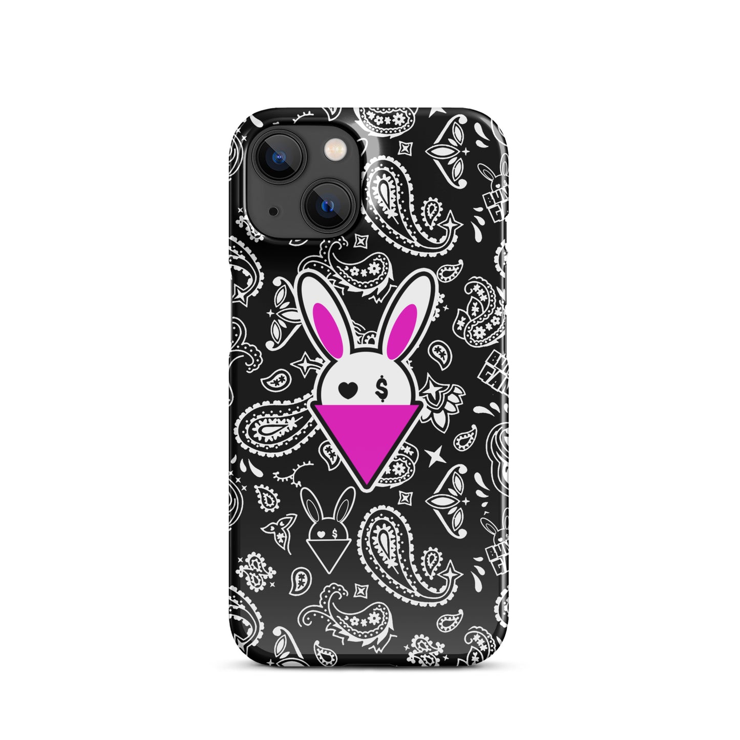 BUNNII GANG "BLACK BANDANA" Snap case for iPhone®