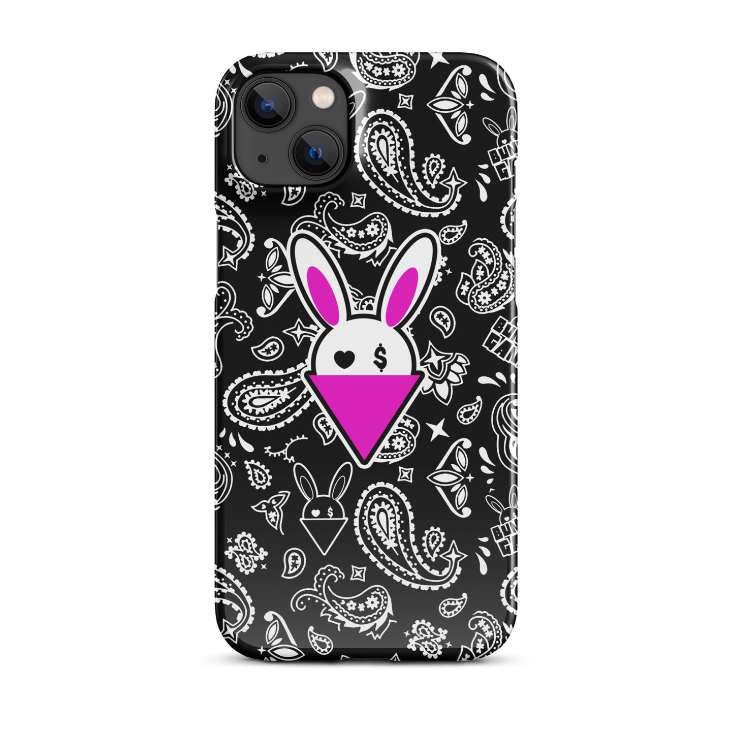 BUNNII GANG "BLACK BANDANA" Snap case for iPhone®